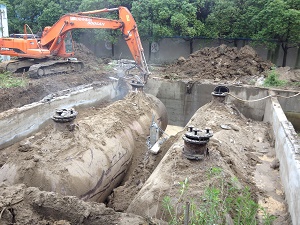 蘇州木瀆加油站油罐拆除